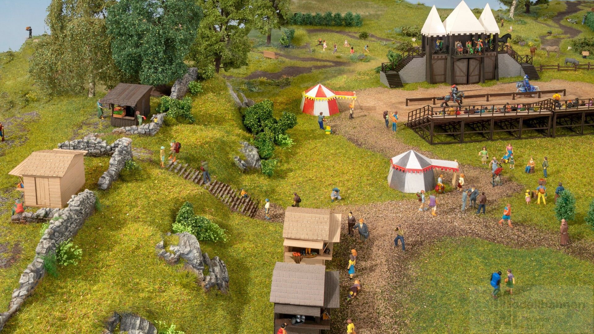 Noch 66828 - micro-motion Ritterturnier mit micro-sound H0 1:87