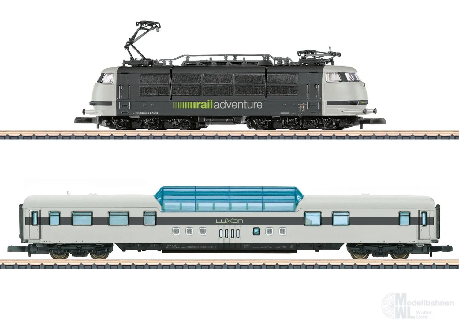 Märklin 81283 - Zugpackung Luxon E-Lok BR 103 2.tlg. Z 1:220