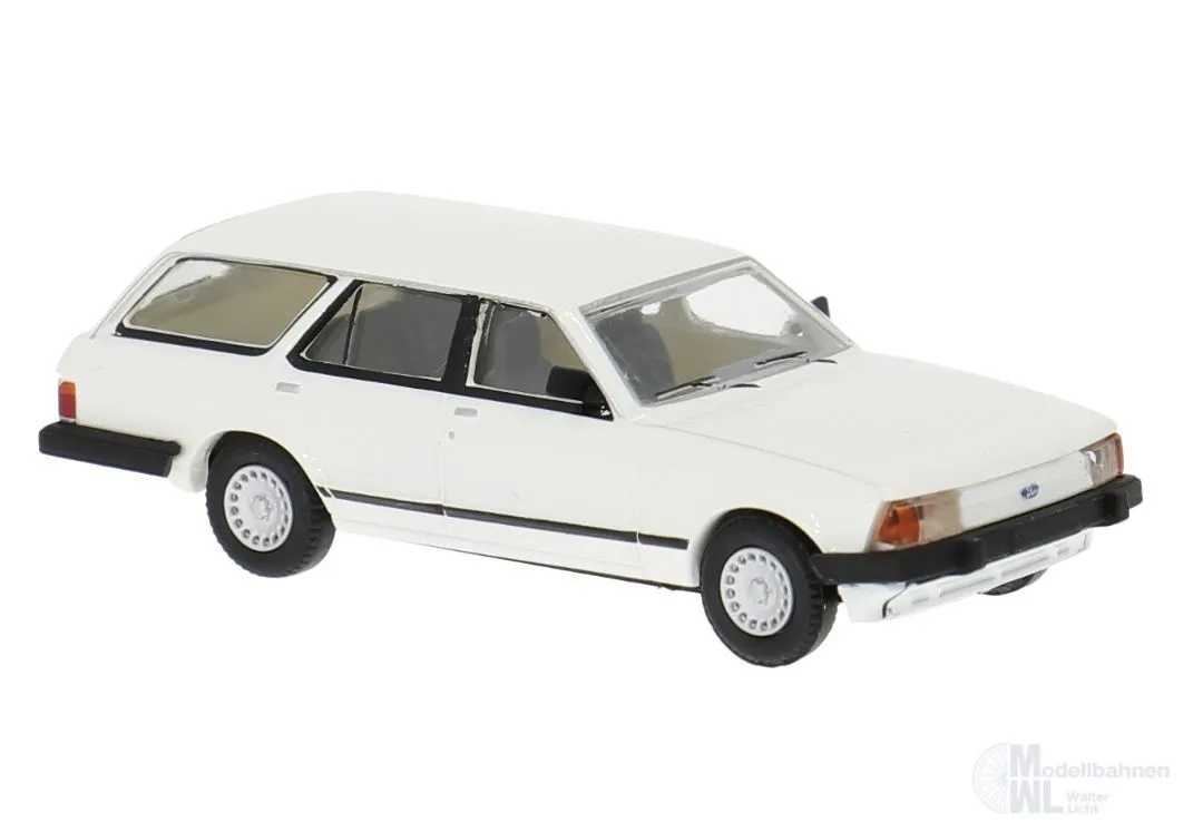Brekina 19522 - Ford Granada II 2.0 Turnier 1984 in weiß H0 1:87