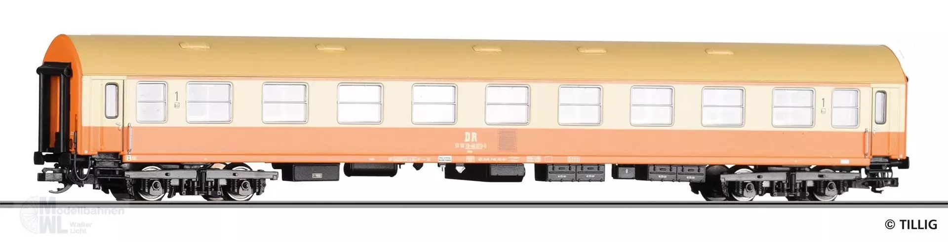 Tillig 16419 - Personenwagen DR Ep.IV Städteexpress 1.Kl. Typ Y/B 70 TT 1:120
