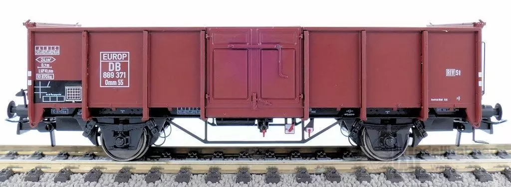 Exact Train 23903 - Güterwagen offen DB Ep.III Omm55 nr 889 371 EUROP H0/GL