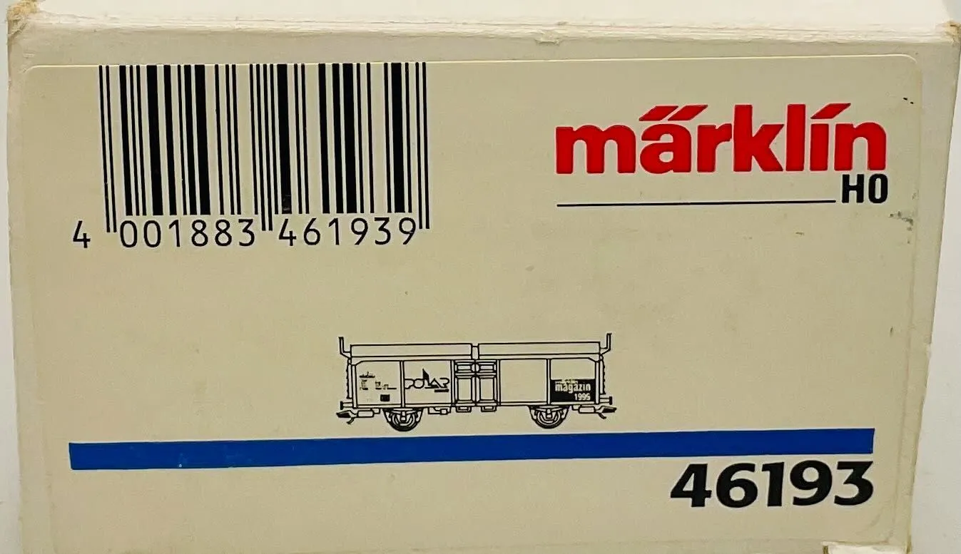 Märklin 46193 - MÄRKLIN - Marklin Magazin Jahreswagen 1999 H0/WS