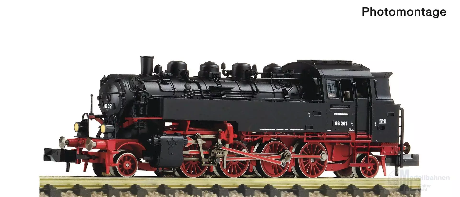 Fleischmann 7170036 - Dampflok BR 86 261 DRG Ep.II N 1:160 Sound