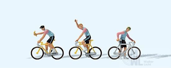 Preiser 25008 - Radrennfahrer Team 3 H0 1:87