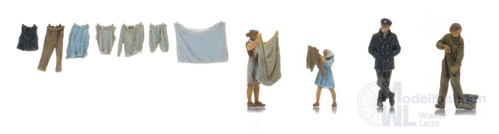 ARTITEC b.v. 5870163 - Binnenschifferfamilie Seidel 4 Figuren H0 1:87