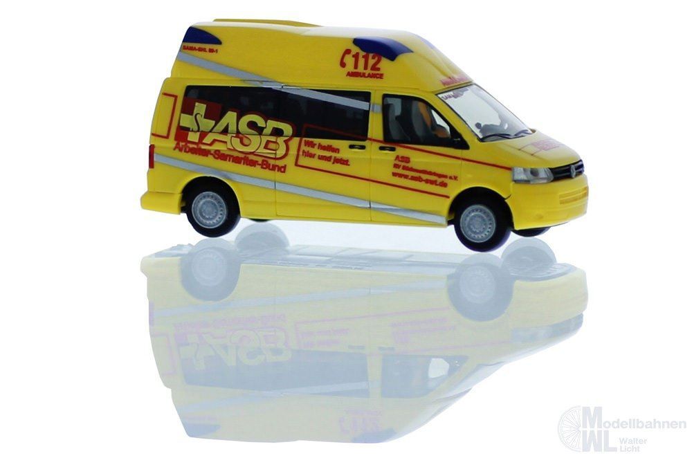 Rietze 53641 - Volkswagen T5 Ambulanz Hornis ASB Südwestth H0 1:87 Rietze 53641 - Volkswagen T5 Ambulanz Hornis ASB Südwestth H0 1:87