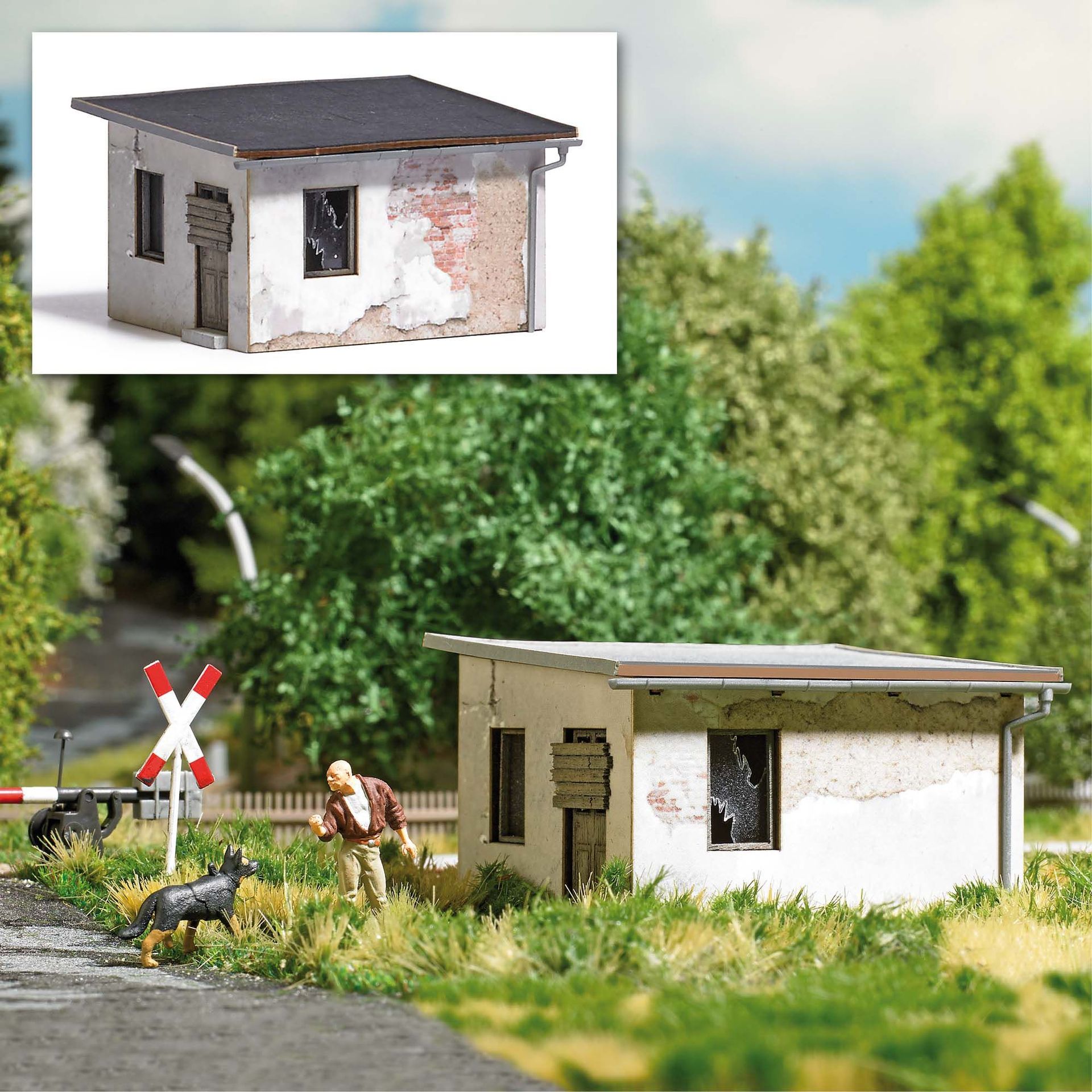 Busch 1952 - Alter Schrankenposten H0 1:87