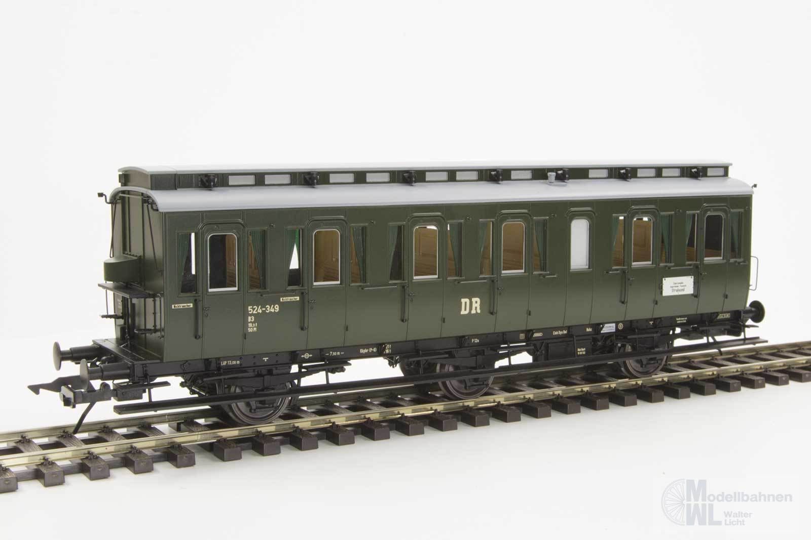 Lenz 41173-02 - Abteilwagen DR Ep.III preuß. Bauart C3 ohne Bremserhaus Spur 0