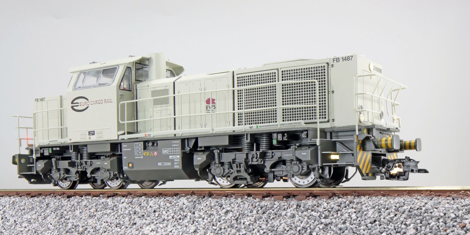 ESU 31304 - Diesellok G1000 ECR Ep.VI FB 1487 hellgrau H0/GL/WS