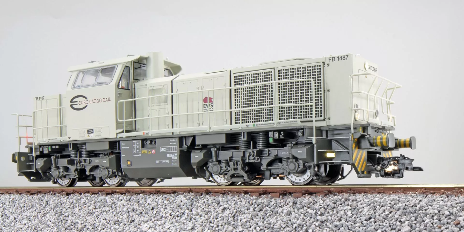 ESU 31304 - Diesellok G1000 ECR Ep.VI FB 1487 hellgrau H0/GL/WS