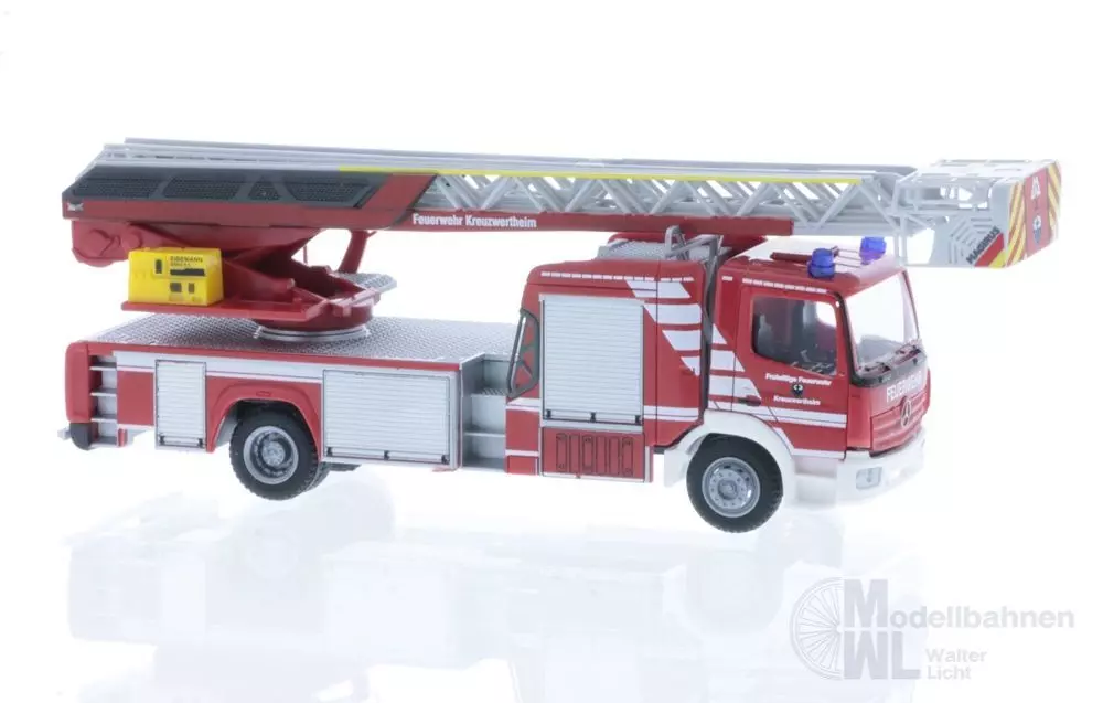 Rietze 71658 - Mercedes-Benz Atego Magirus DLK Feuerwehr Kreuzwertheim H0 1:87
