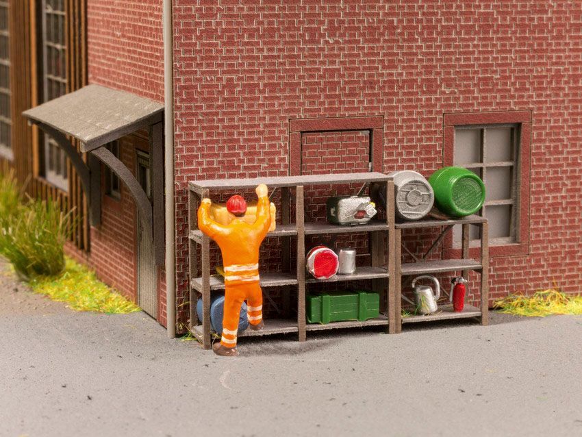 Noch 14203 - Industrieregale 6 Stück H0 1:87 Noch 14203 - Industrieregale 6 Stück H0 1:87