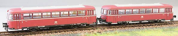 Kres 9801D - Schienenbus VT 798 581-5 DB Ep.IV mit Beiwagen VS 998 TT 1:120 Digital Kres 9801D - Schienenbus VT 798 581-5 DB Ep.IV mit Beiwagen VS 998 TT 1:120 Digital
