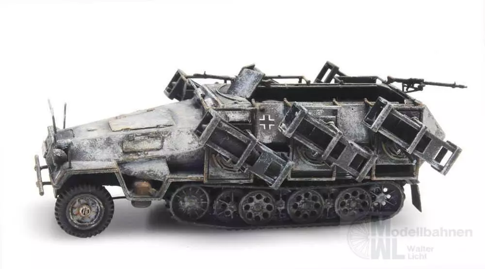ARTITEC b.v. 387403 - WM Sd.Kfz. 251/1 Ausf. B mit Wurfrahmen, Winter H0 1:87