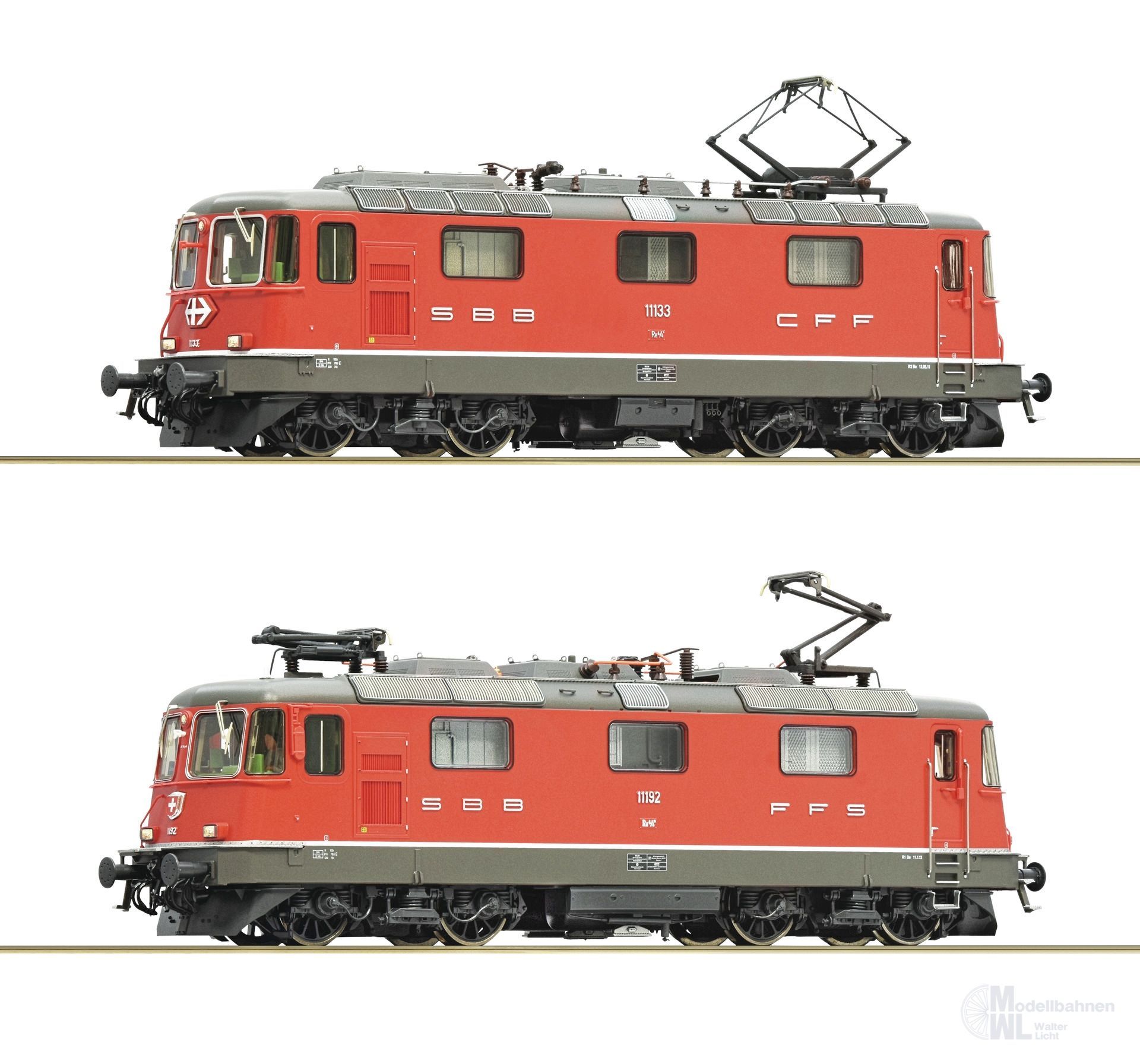 Roco 7510127 - E-Lok Set Re 4/4 II 11133 + 11192 SBB Ep.V/VI H0/GL Sound