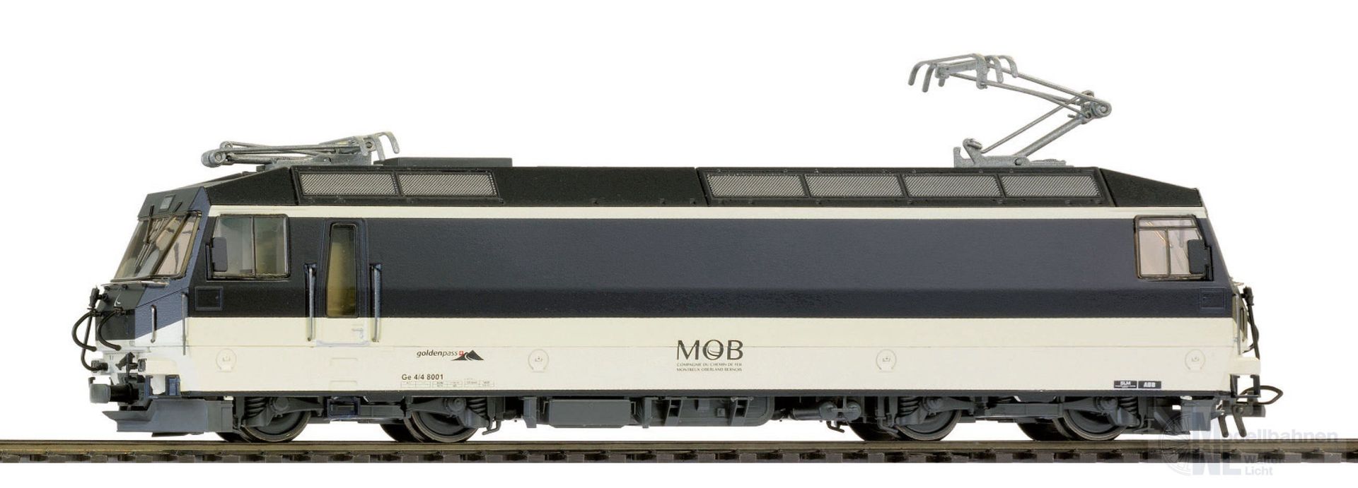 Bemo 1259352 - E-Lok Ge 4/4 MOB 8002 Universallok nachtblau/beige H0m