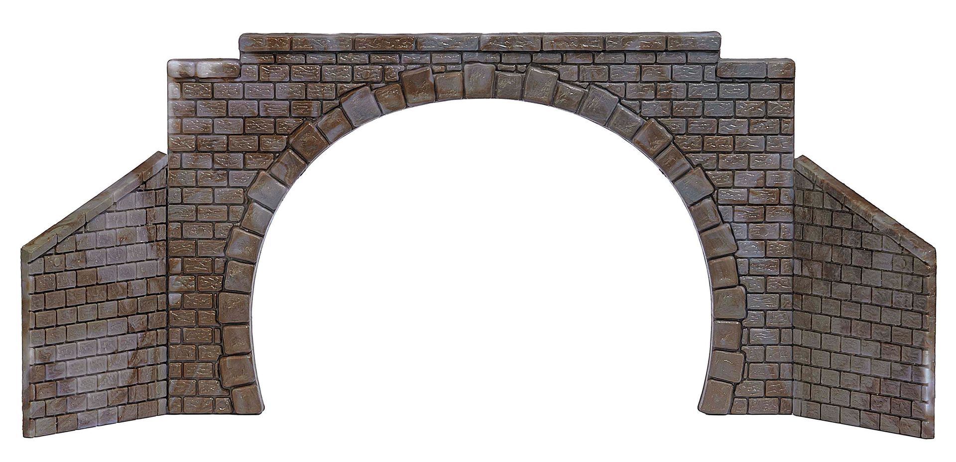 Busch 8841 - Tunnelportal zweigleisig TT 1:120 Busch 8841 - Tunnelportal zweigleisig TT 1:120