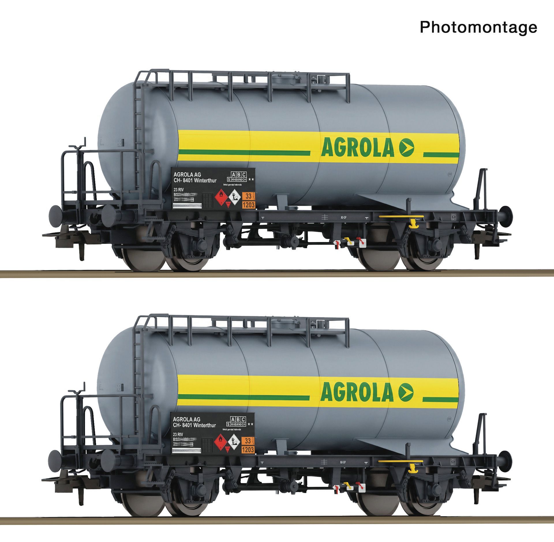 Roco 6600420 - 2er Set Kesselwagen Agrola