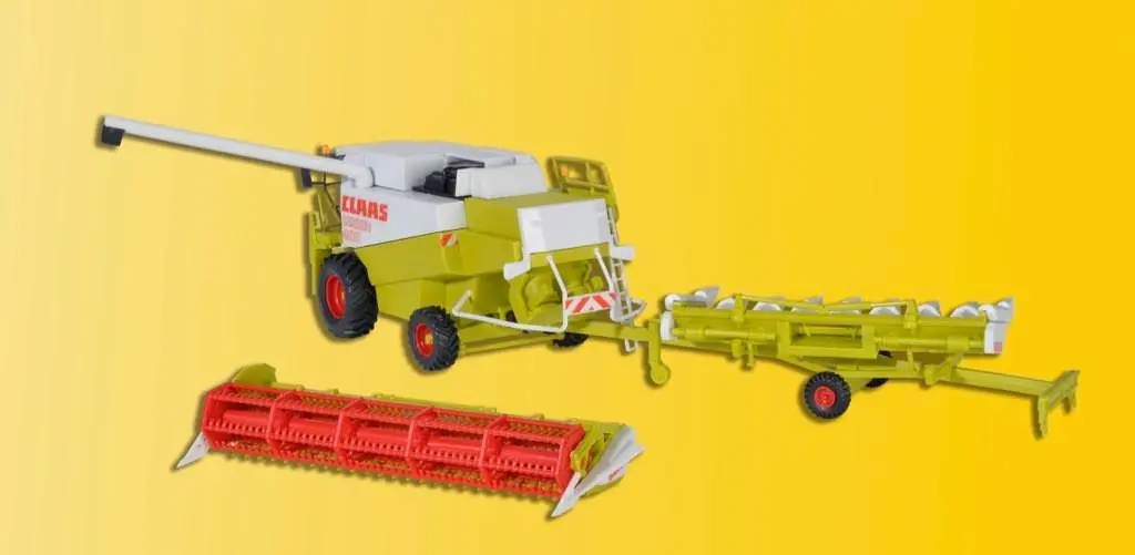 Kibri 12263 - CLAAS Mähdrescher mit Schneid- und Maisgebiss H0 1:87