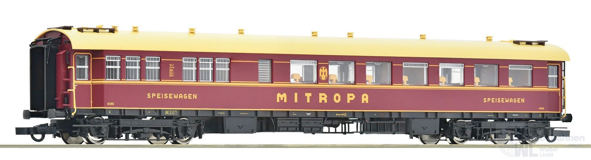 Roco 6200137 - Speisewagen Mitropa Ep.II WR4ü-28 H0/GL Roco 6200137 - Speisewagen Mitropa Ep.II WR4ü-28 H0/GL