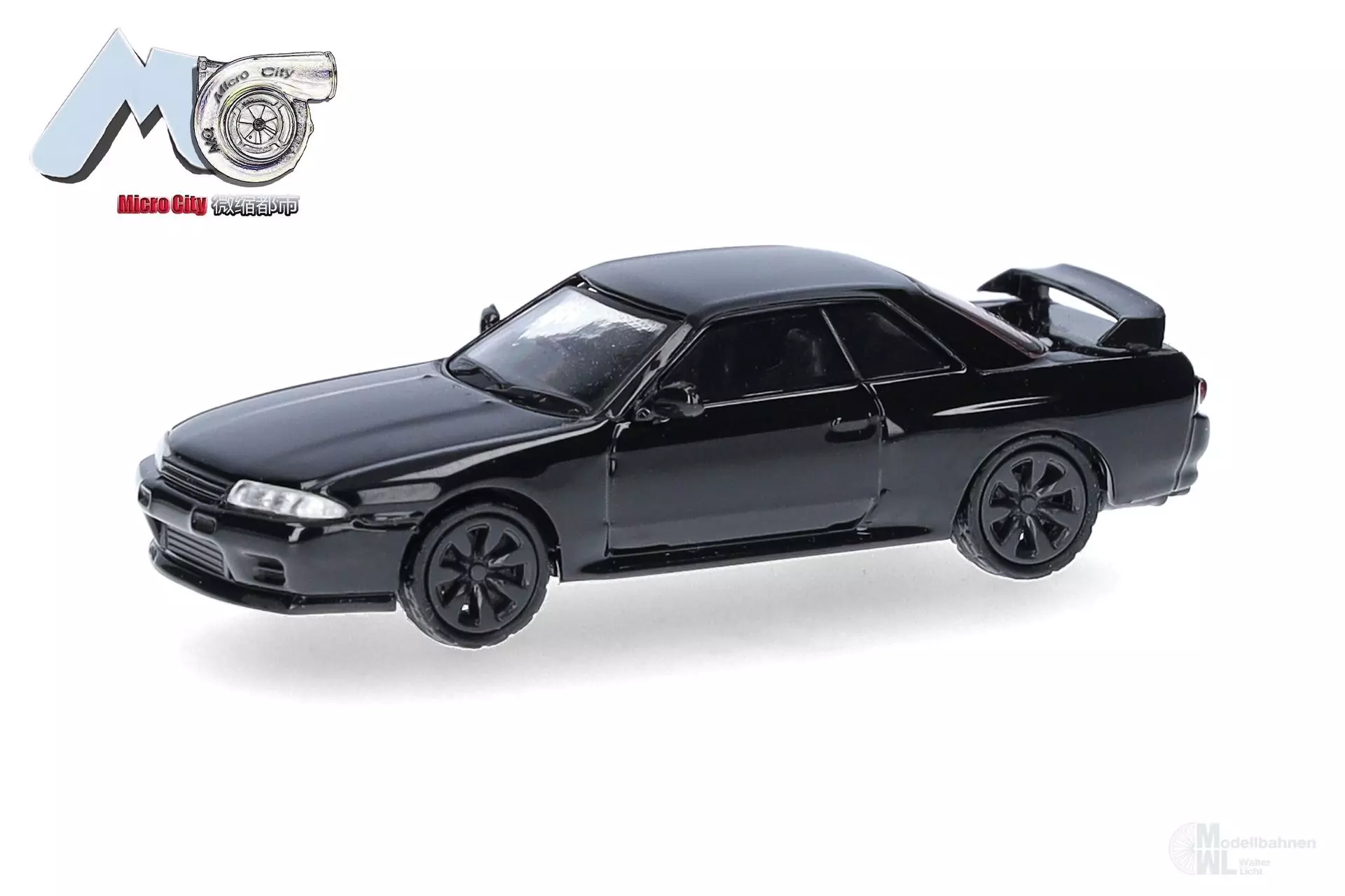 Herpa 87MC000091 - Nissan Skyline GTR32, schwarz H0 1:87