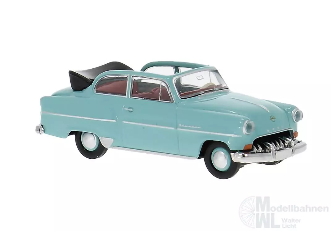 Brekina 20249 - Opel Olympia ´53 Cabrio-Limousine helltürkis H0 1:87
