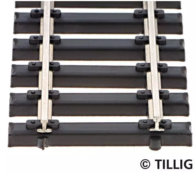 Tillig 85136 - Stahlschwellenflexgleis Länge 470 mm H0/GL