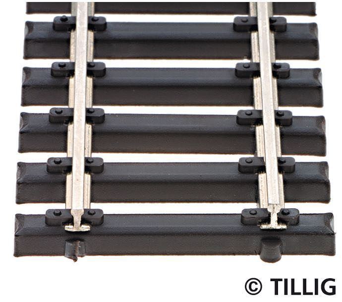 Tillig 85136 - Stahlschwellenflexgleis Länge 470 mm H0/GL