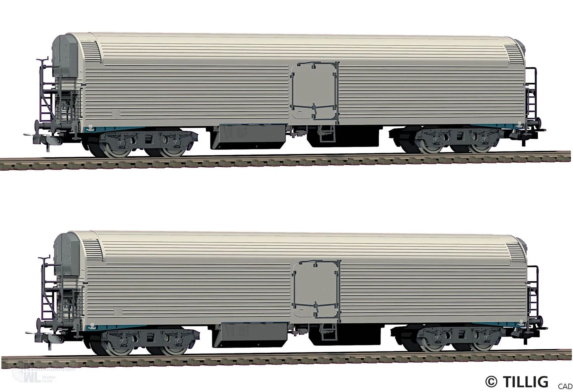 Tillig 70076 - Kühlwagen Set DR Ep.IV 2.tlg. Iaghqrs H0/GL