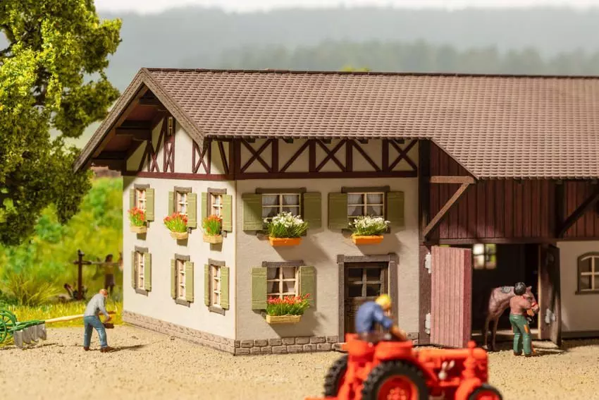 Noch 14009 - Blumenkästen blühend rot, weiß und gelb H0 1:87