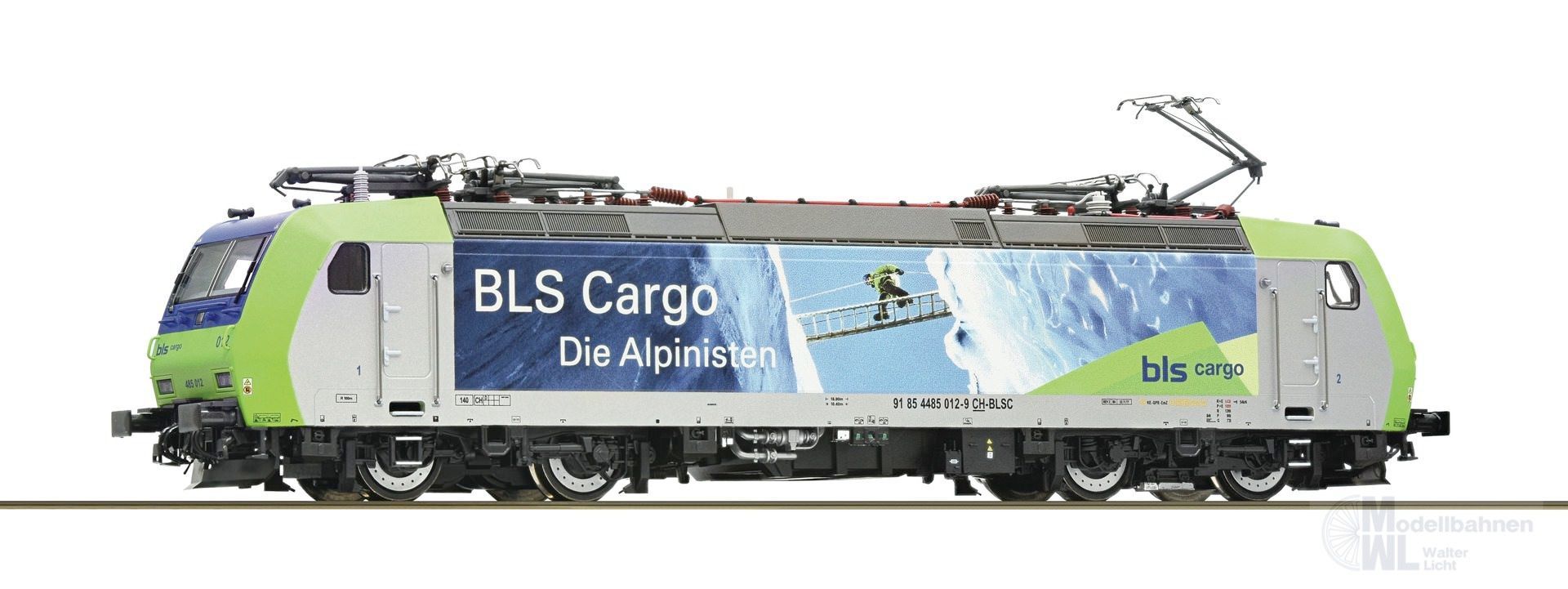 Roco 70337 - E-Lok Re 485 012-9 BLS Cargo Ep.VI H0/GL Sound