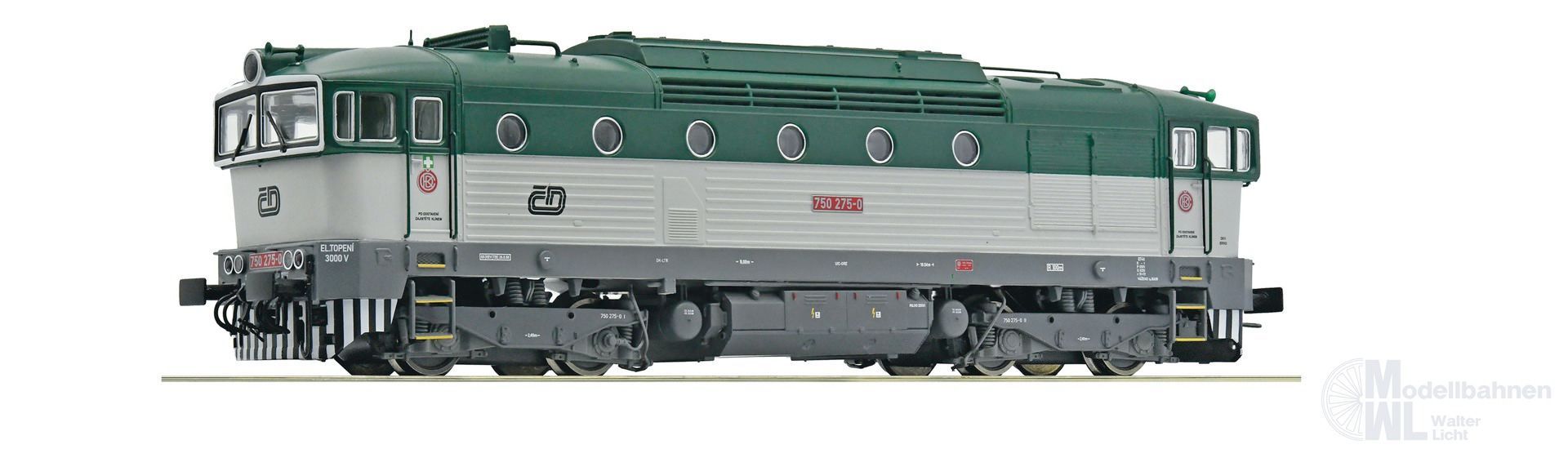 Roco 7300034 - Diesellok BR 750 275-0 CD Ep.V H0/GL Roco 7300034 - Diesellok BR 750 275-0 CD Ep.V H0/GL
