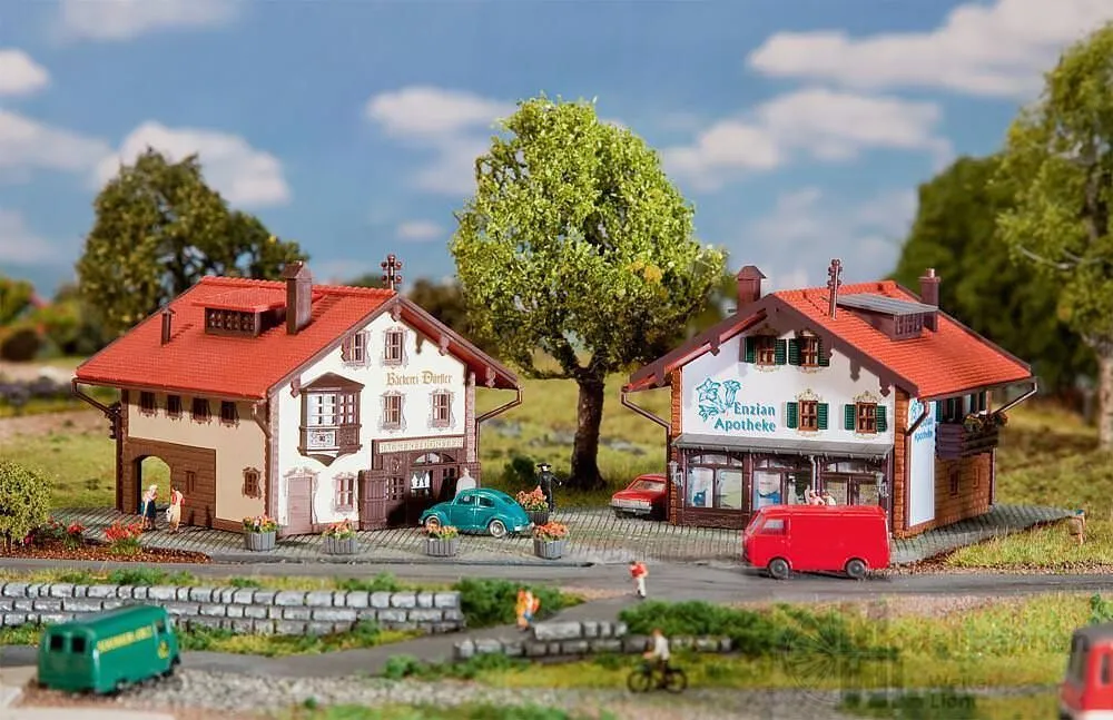 Faller 232245 - Apotheke und Bäckerei N 1:160