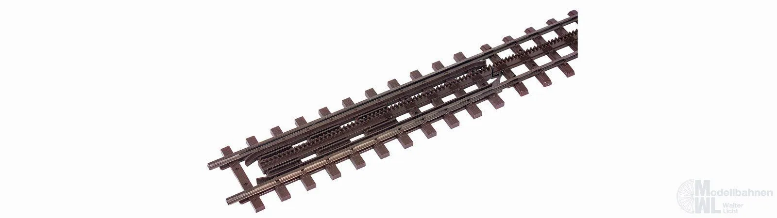 Bemo 4245027 - Zahnstangeneinfahrt 1 Meter H0m