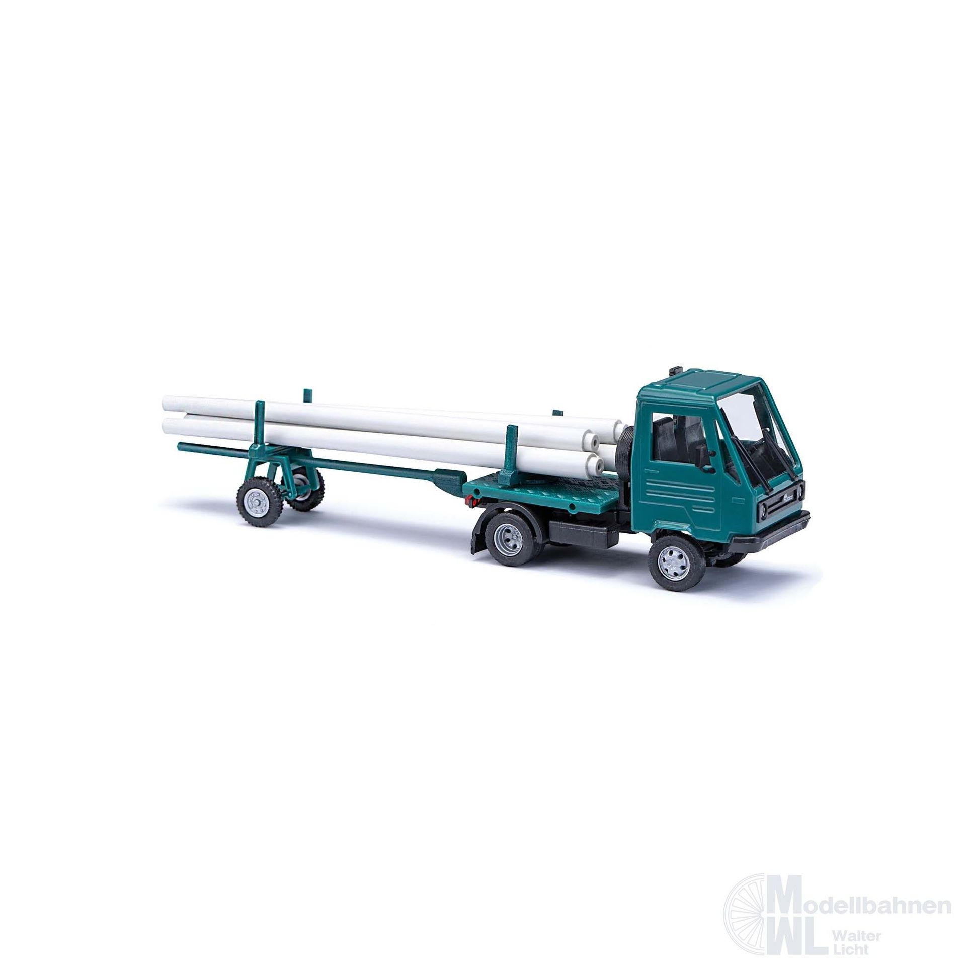 Busch 42236 - Multicar mit Nachläufer/Masten H0 1:87 Busch 42236 - Multicar mit Nachläufer/Masten H0 1:87