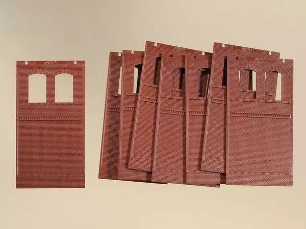 Auhagen 80522 - Wände 2410C rot H0 1:87