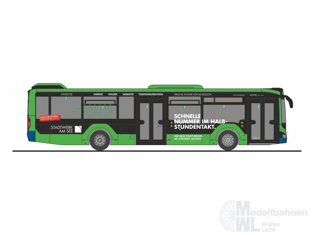 Rietze 75410 - MAN Lion´s City 12´18 Stadtwerke Friedrichshafen H0 1:87