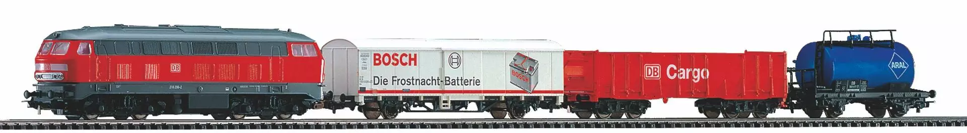 Piko 57154 - Startset DB Cargo: BR 218 + Güterwagen A-Gleis & B Ep.V H0/GL