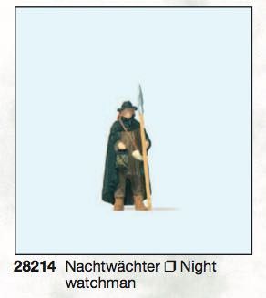 Preiser 28214 - Nachtwächter H0 1:87