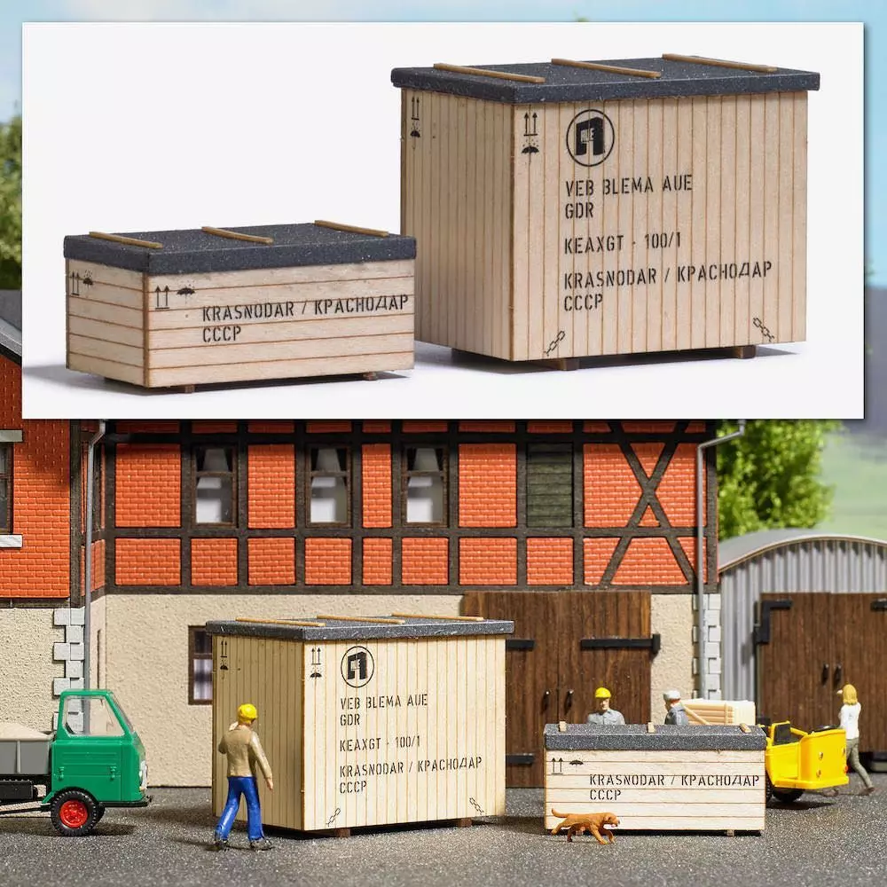 Busch 1840 - Maschinenkisten Ost H0 H0 1:87