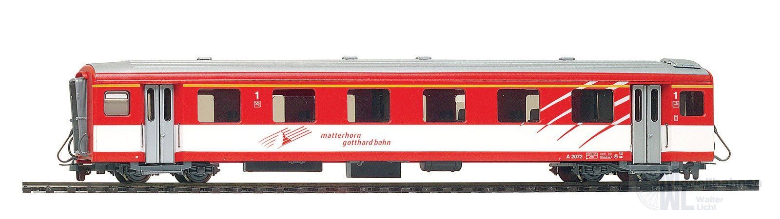 Bemo 3276553 - Personenwagen MGB A 2073 H0m SCHMALSPUR