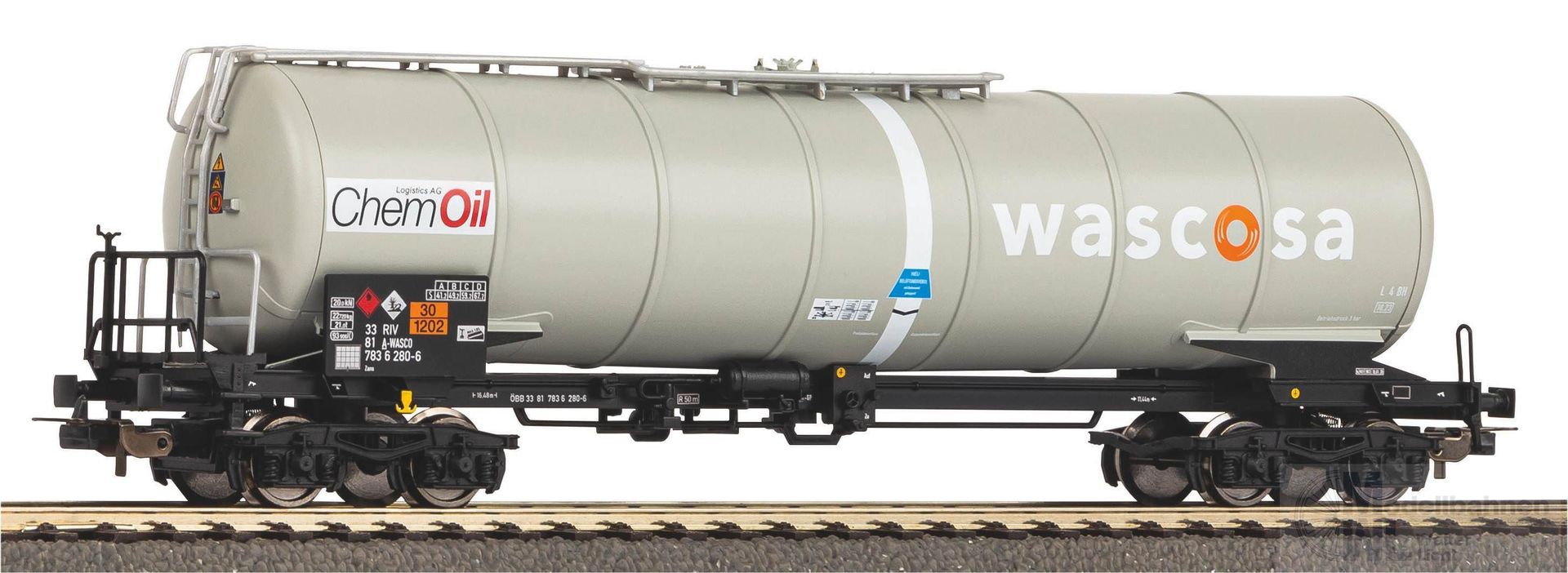 Piko 24613 - Knickkesselwagen WASCOSA Ep.VI Chemoil H0/Gl Piko 24613 - Knickkesselwagen WASCOSA Ep.VI Chemoil H0/Gl
