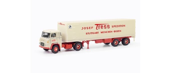 Herpa 87MBS026260 - Scania Vabis LB 76 Kooffer Sattelzug Tress H0 1:87