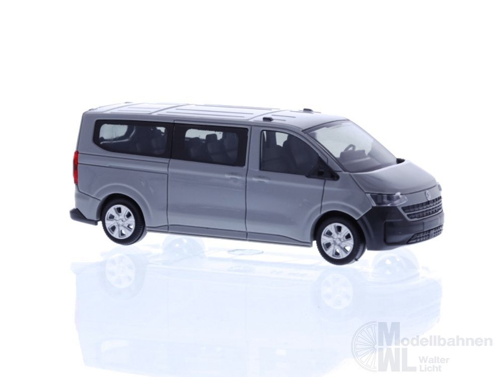 Rietze 11720 - Volkswagen Transporter T7 Bus LR FD stone grey H0 1:87