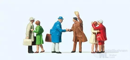 Preiser 14028 - Begrüßungsszenen H0 1:87