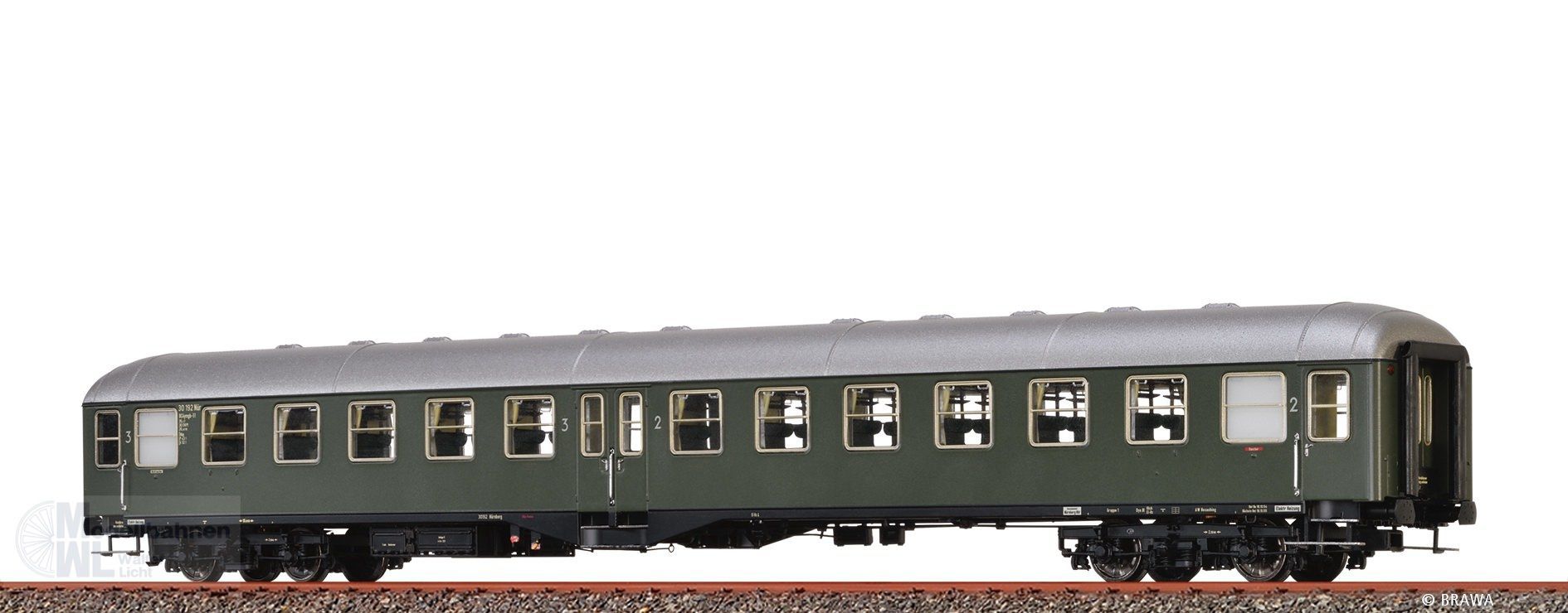 Brawa 58110 - Personenwagen DB Ep.III BCymgb-51 H0/WS