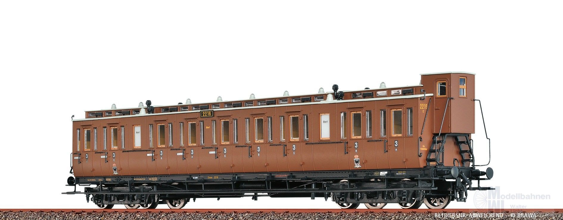 Brawa 45269 - Abteilwagen K.P.E.V. Ep.I C4 H0/GL