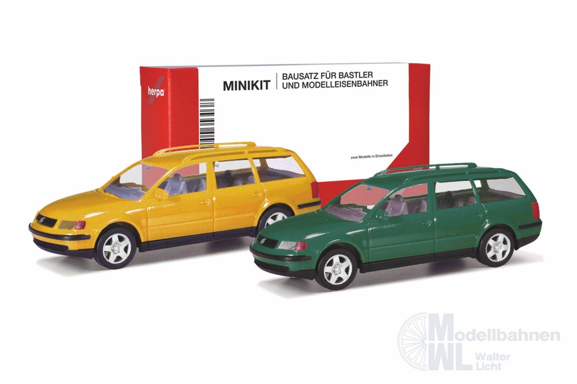 Herpa 012249-007 - MiKi VW Passat Variant gelb/grün H0 1:87