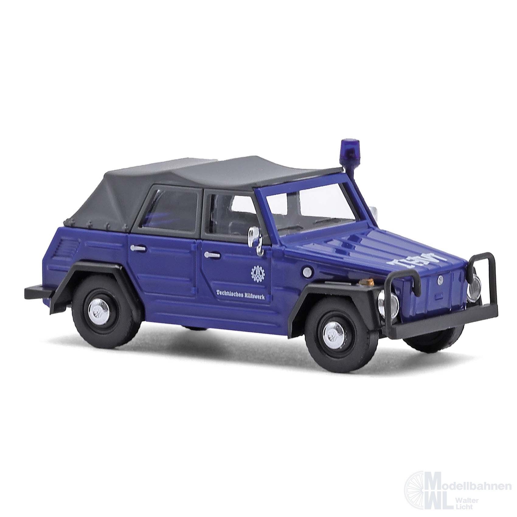 Busch 52732 - VW 181 THW blau H0 1:87