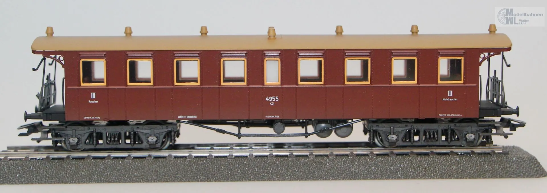 Märklin 4211 - MÄRKLIN - Personenwagen K.W.St.E. Ep.I H0/WS